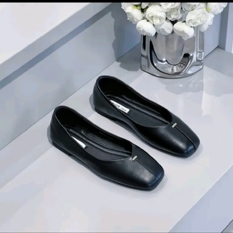 Giày búp bê GV 16 (phom to 1.5 lùi 1size).Da mềm Cao cấp khuy ngang xinh xỉu. 1