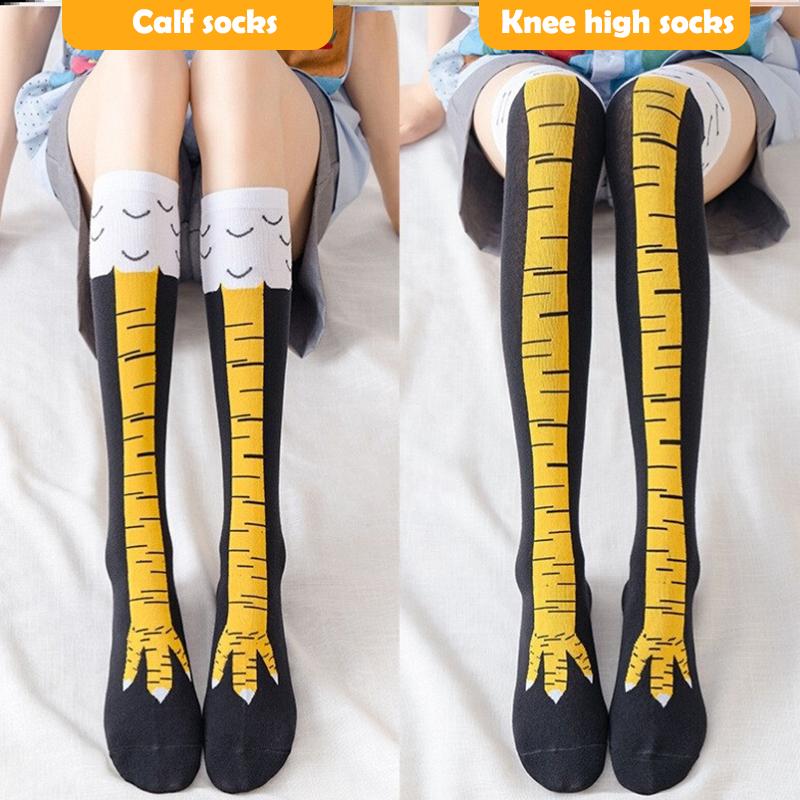 Product Introduction of Tất Cao Đến Đầu Gối Chân Gà, Thiết Kế Sáng Tạo Vui Nhộn 3D, Cá Nhân Hóa, Tất Chân Gà Đùi, Tất Chân Gà, 1 Đôi, Thích Hợp Làm Quà Tặng 13