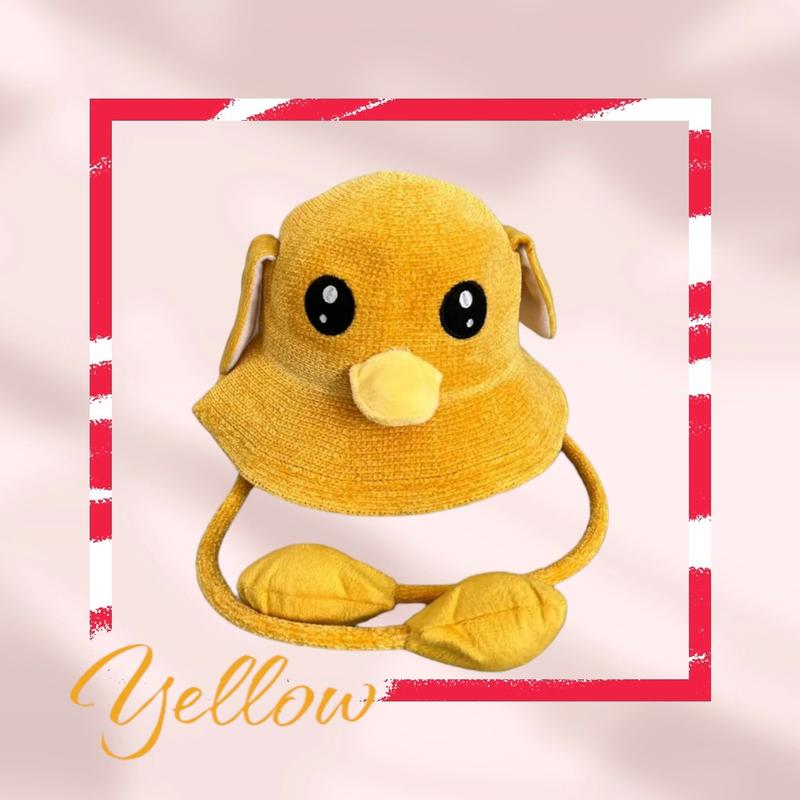 Mũ trẻ em vành bo tai giật bóp kệu đủ màu dễ thương mang êm form len Cotton bé mang đi chơi thoải mái NaHi ngochieu1111 5