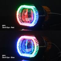 Gambar LUXIMOS Biled Projie 2.5 Inch 40W Cutoff Shroud RGB Kipas Pendingin Devil Eye BP5 - NINE SURABAYA - Red dari Nine Autoseries Surabaya Kab. Sidoarjo 4 Tokopedia