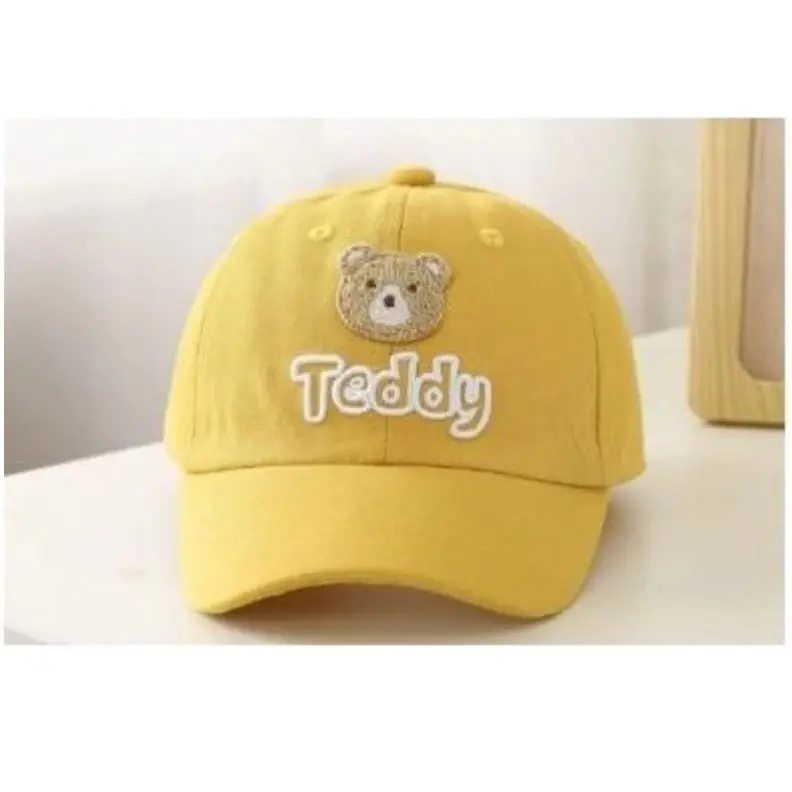 Topi Anak Karakter Teddy Bear Laki Laki Perempuan Motif Dino Pria Wanita Cowok Cewek Usia 2- 9 Tahun Trend Terbaru Fashion Tppi anak 1