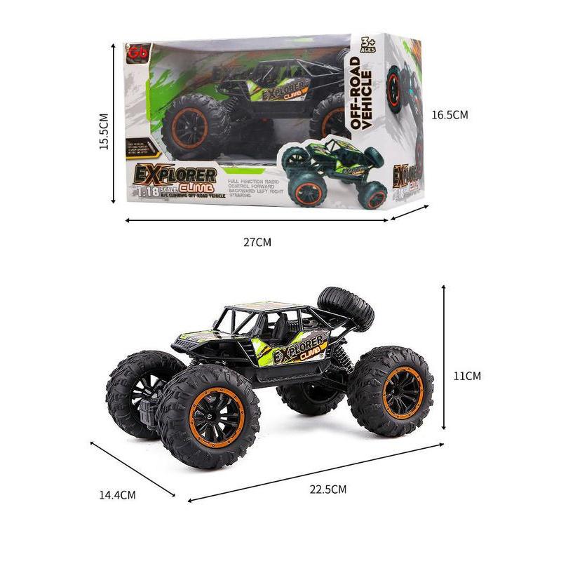 2.4GHZ Remote Control Climbing Car Crawler Monster Truck Model 4x4 Off-road Toy New Year Gift Gift 8