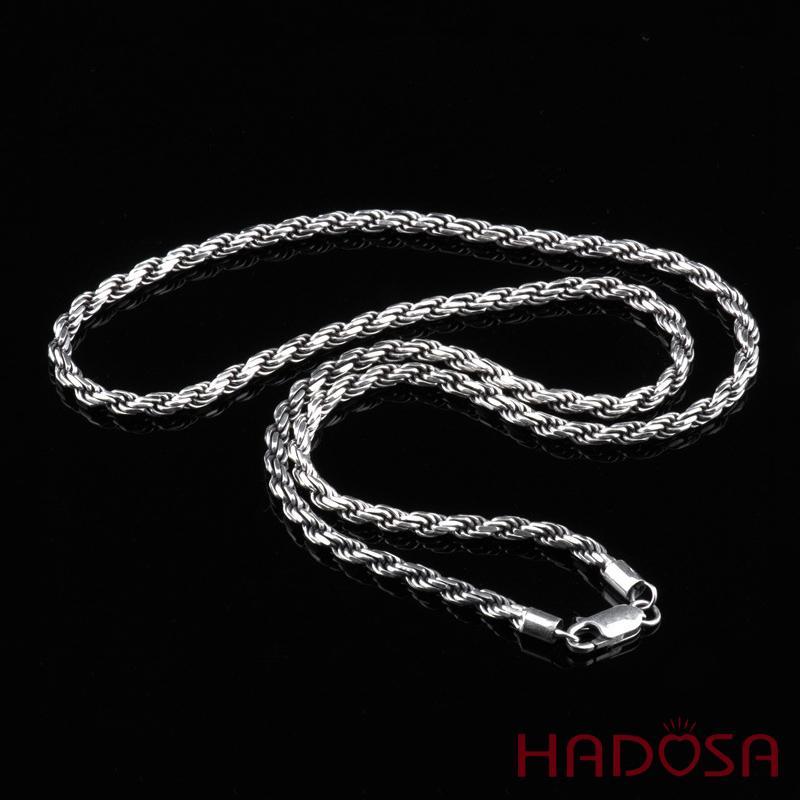 Mẫu dây bạc nam đẹp bạc 925 cao cấp bền màu độ cứng cao chống trầy xước bảo hành trọn đời TSN50