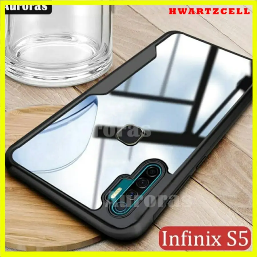 CASING COVER INFINIX S5 S5 LITE SMART 5 HU4WEI P30 PRO Hard Case Fusion Shockproof Clear Armor Bumper (BY 889ACC) Shockproof fuze case armor SP