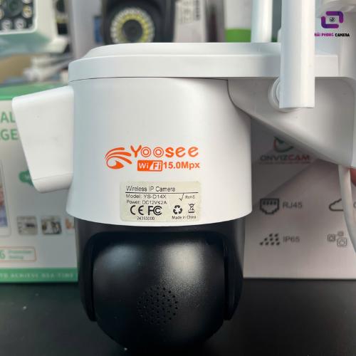 Camera Yoosee D14X- 15.0mpx- Đàm thoại gọi điện 2 chiều- Ban đêm chế độ đèn Led- Chống nước chống mưa với công nghệ Ip66- Hải Phong Camera 1