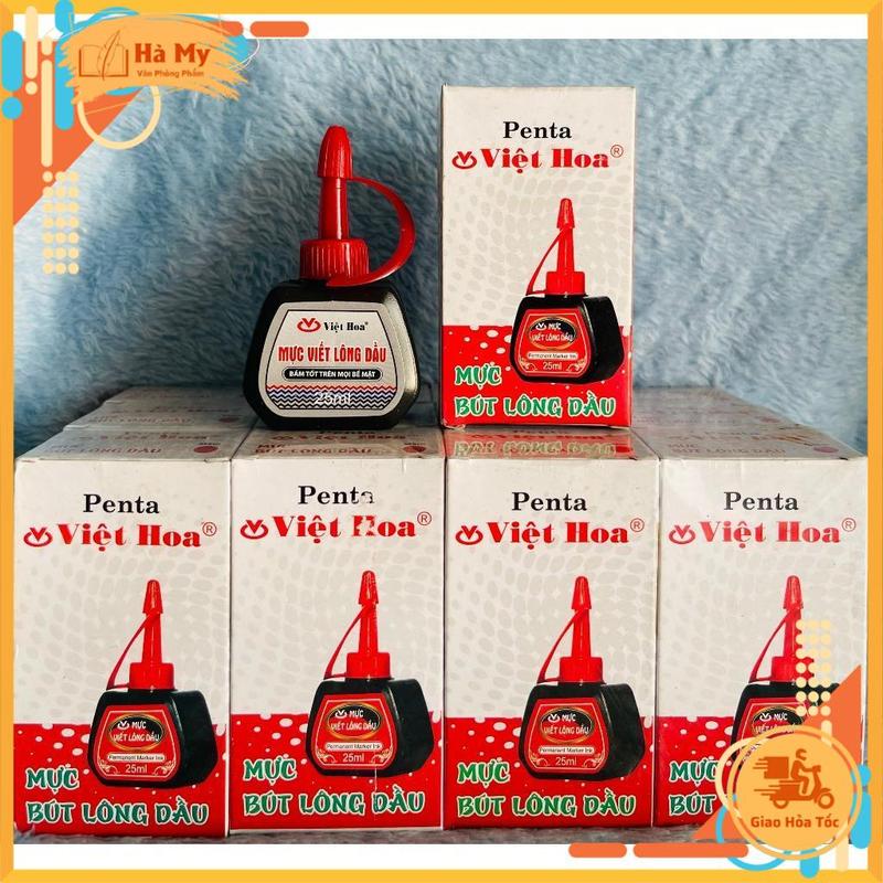 Mực Dạ Dầu Penta - Mực Bút Lông Dầu Việt Hoa 25ml