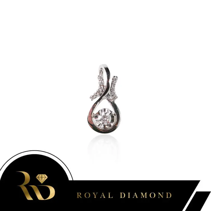 Brenda F VVS 1 White Gold Diamond Pendant