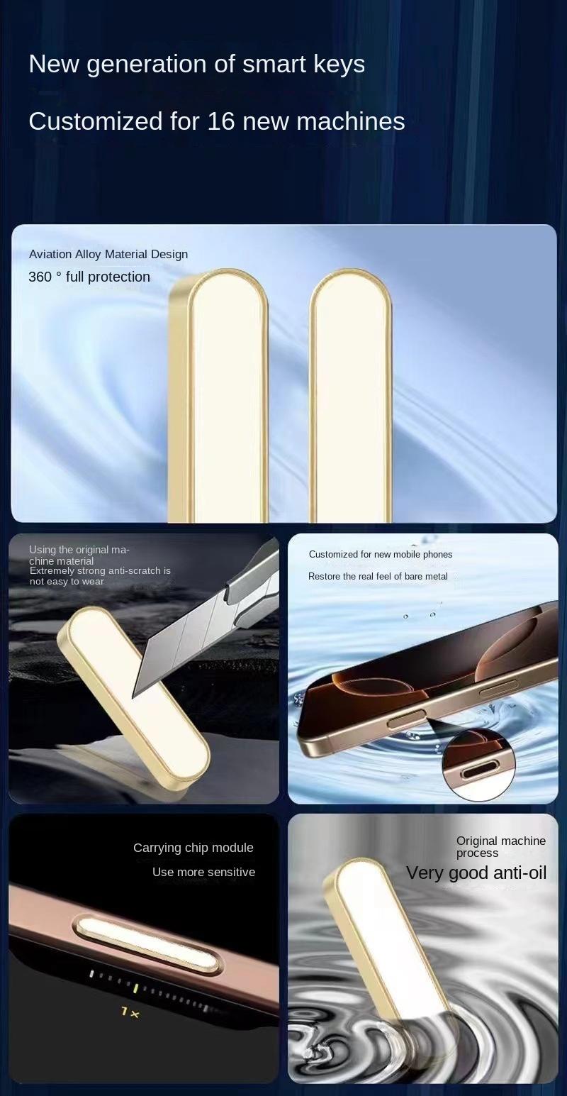 Product Introduction of Phim Bảo Vệ Nút Cảm Ứng Camera Tương Thích Với Apple 16 Pro Max, Miếng Dán Nút 16 Pro, Phim Nút Bên iPhone 16 6