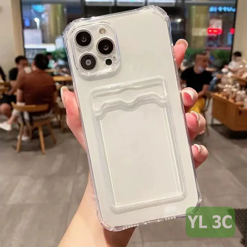 Case Untuk Samsung A05S A55 A06 A16 A34 A35 A56 A36 A26 A50 A50S A30S A54 A03 A04 A05 A12 A13 A14 A15 A23 A24 A25 A32 A53 A71 A73 S21 FE S22 S23 S24 Ultra Softcase Slot Card Holder SILIKON TPU TRANSPARAN CASING 1