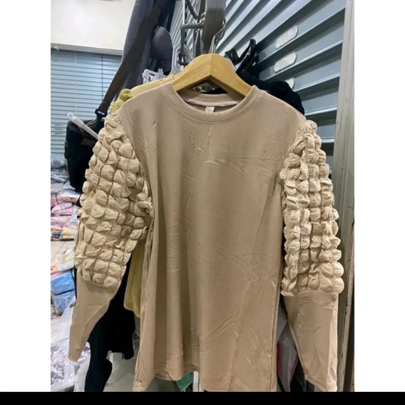 atasan lengan balon viral / atasan anak style / blouse anak kekinian 1-12 Tahun 6