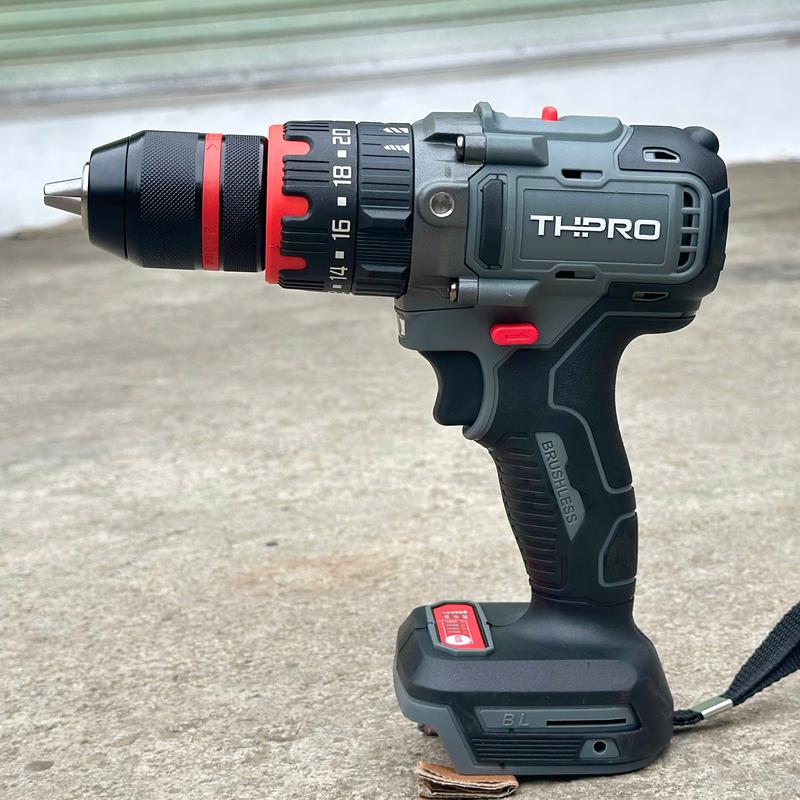 Thân Máy Khoan Pin 13mm THPRO TH13PRO 90Nm Không Chổi Than ( Chưa Kèm Pin Sạc ) Bảo Hành 6 Tháng