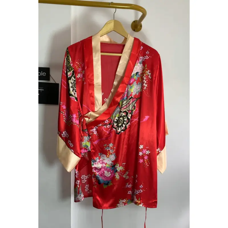 Set Baju Tidur Wanita  1146 Kimono Panjang 1