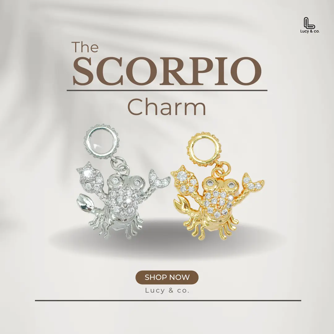LIONTIN LUCY&CO. - SCORPIO CHARM Gold Jewellery Silver