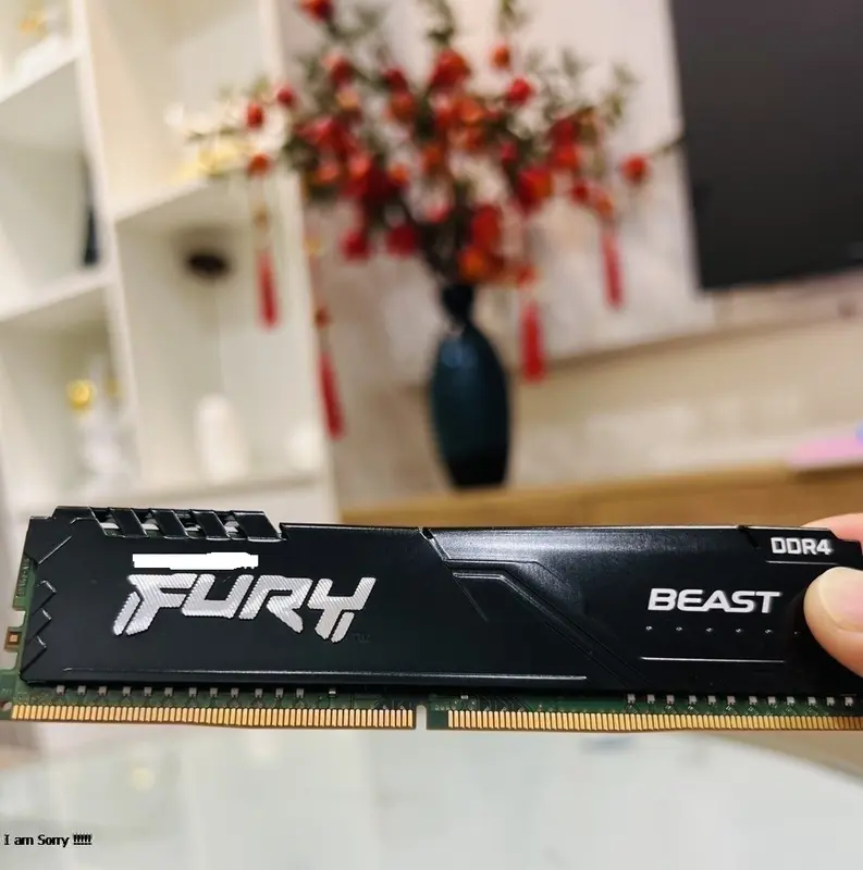 Ram PC 8GB 2400Mhz DDR4 Kingston Fury  Beast Tản Nhiệt Thép New - Bảo hành 3 năm 1 đổi 1 3