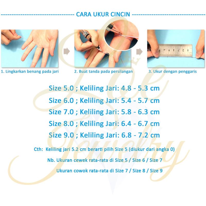 Product Introduction of Cincin Perak 925 Unisex Polos SSR120 0