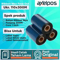 Gambar Thermal Wax Barcode Ribbon 110mmX300m dari Axelpos Kota Administrasi Jakarta Pusat 1 Tokopedia