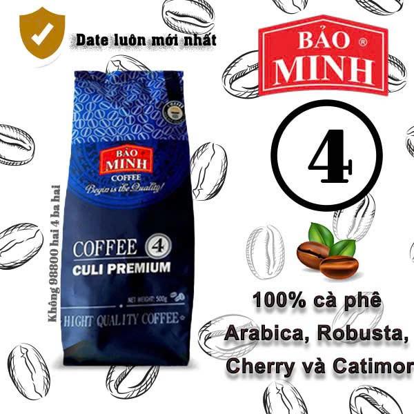 Cà phê Bảo Minh Số 4 đậm vị VIP 500g bạc xỉu