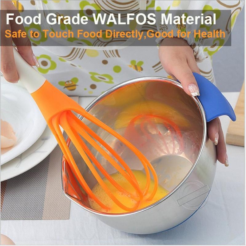 Product Introduction of New PP Rotary Egg Beater Rotatable Stainless Steel Gravy Whisk Hanging Hole Design Kitchen Utensil for Kitchen, Cooking 20