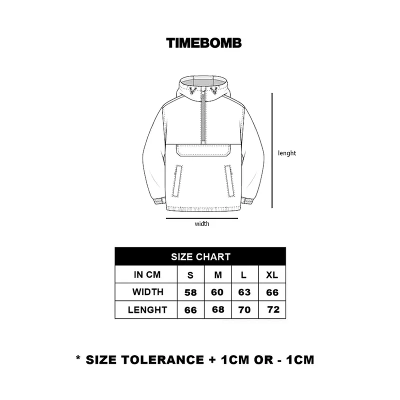 TIMEBOMB JACKET | GORPCORE | WADING JACKET | JAKET ANORAK TYPE 7 5