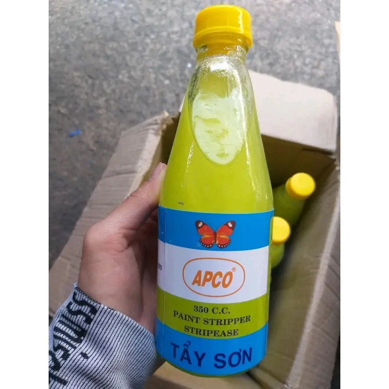 Chai Dung dịch tẩy sơn APCO 350CC chuyên dụng - Làm Sạch 5