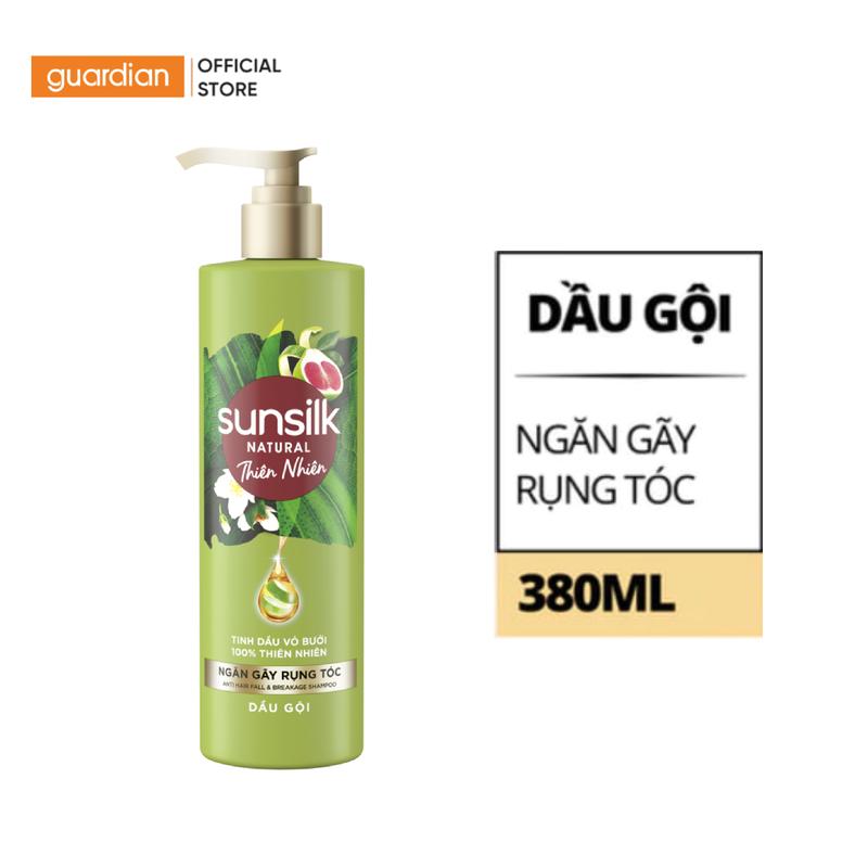 Dầu Gội Sunsilk Thiên Nhiên Hỗ Trợ Giảm Gãy Rụng Tóc Chai 380ml