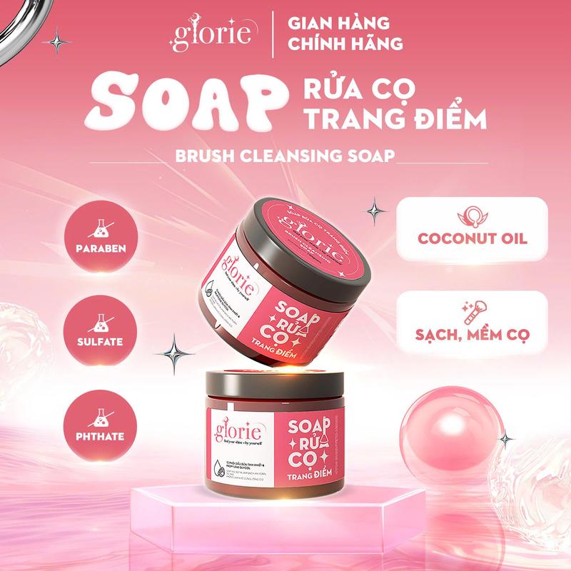 LAM THẢO x CHỊ XUYẾN Soap Rửa Cọ Trang Điểm Glorie