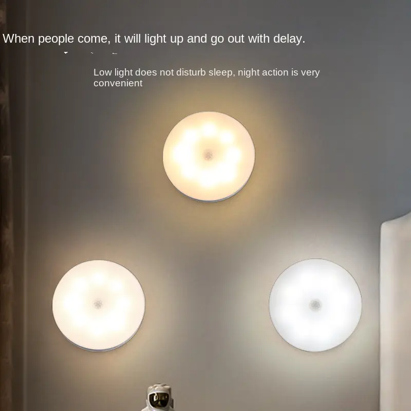 Smart LED Night Light with Motion Sensor for Bedroom