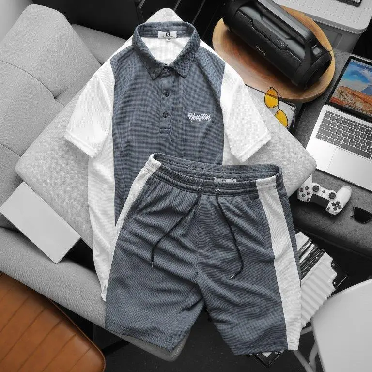 Quần áo thun Set Nam Cotton tổ ông dệt cao cấp chất dày mịn thoáng mát độ bền cao co giãn tốt (size 55kg- 85kg)