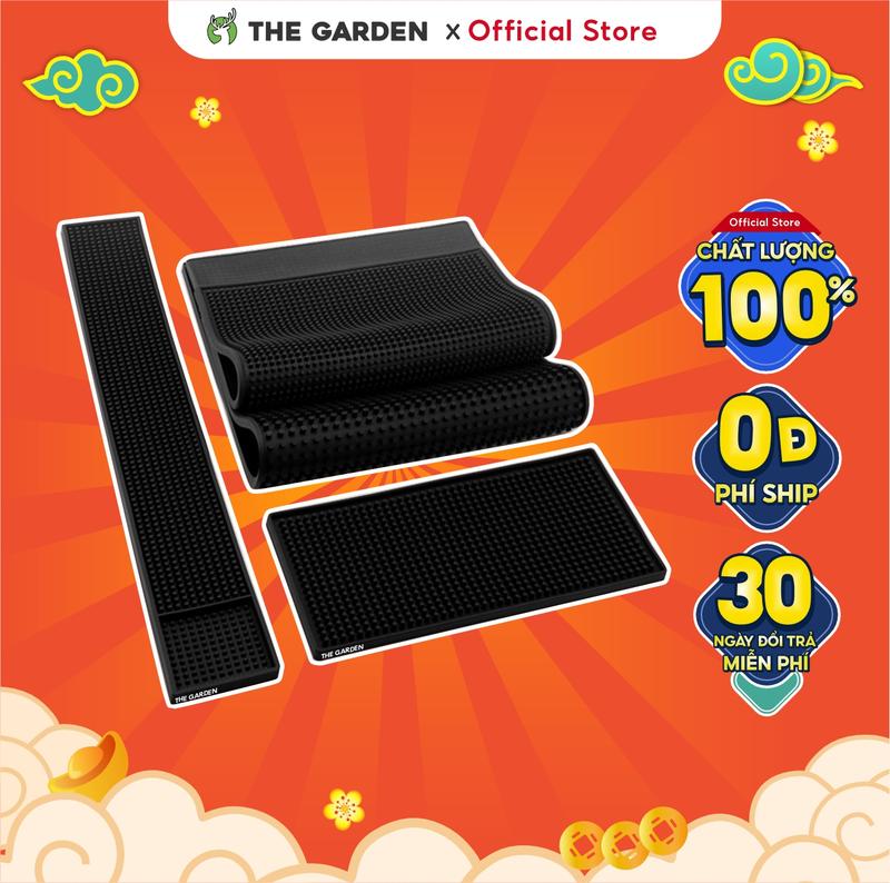 Thảm bar pha chế thảm bar cao su chống trượt chống rỉ nước siêu bền các size