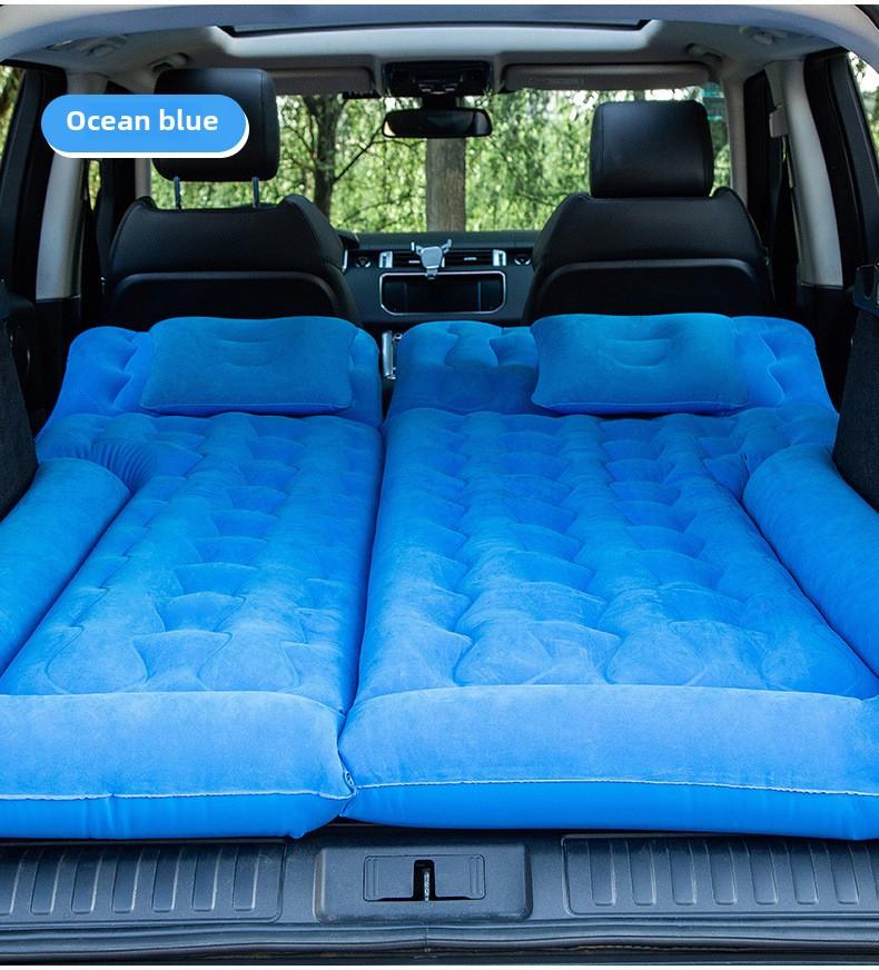 Product Introduction of Off-Road SUV Rear Seat Inflatable Mattress Portable Dual-Use Car Mattress Flocked Multi-Functional Inflatable Mattress 22