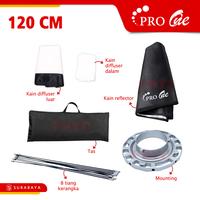Gambar Pro One | Softbox Oktagon for Studio Flash Bowen Mount Diameter 120 cm Lampu Camera Putih dari Foyu Photo Kota Surabaya 5 Tokopedia