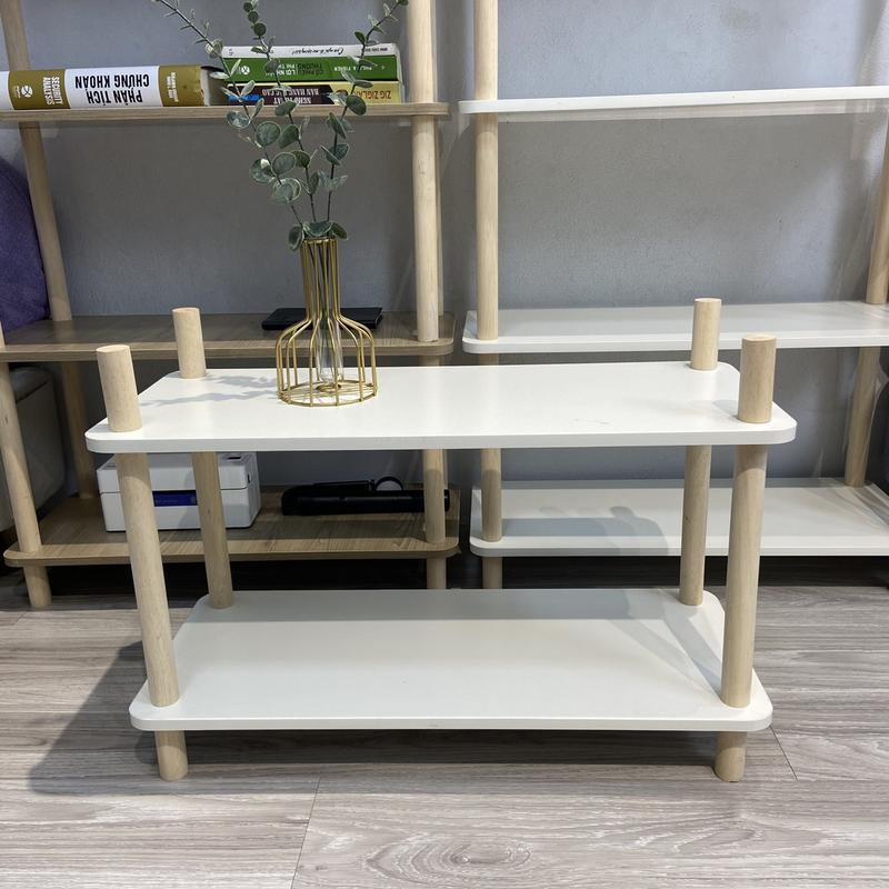 Kệ Gỗ Decor 2-3-4-5 tầng mang phong cách Hàn Quốc, Kệ trang trí phòng khách, phòng ngủ và nhà bếp 1