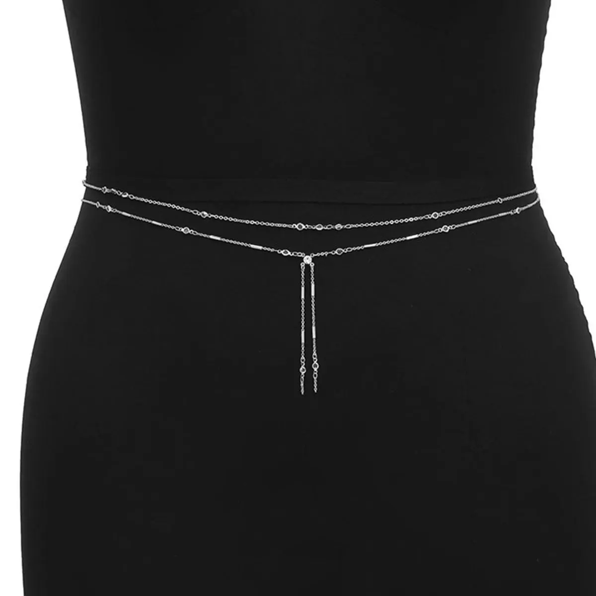 Fashionable and Double-Layer Delicate Waist Chain  display picture 1