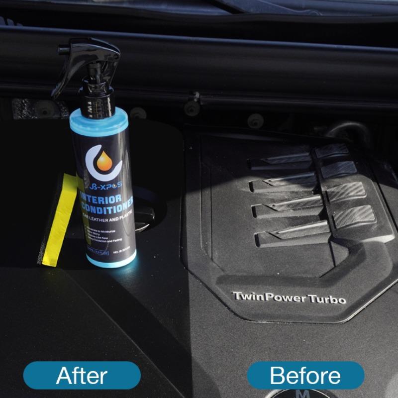 Product Introduction of Car Plastic Restorer Polish, Long-lasting Car Cleaner Agent for Interior Trim, Hydrophobic Coating Plastic Leather Car Care Product 14