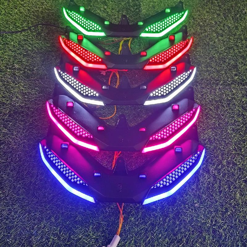 Đèn demi sương mù viền một màu mặc định xe Exciter 150 rắc cấm hoàn chỉnh Led một màu