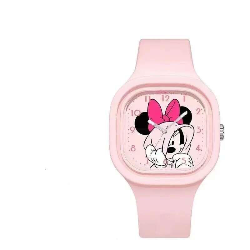 Minnie Mouse Children Watches Kids Boy Girl Cute Anime Cartoon Primary School Student Fashion Watch Birthday Gift 0