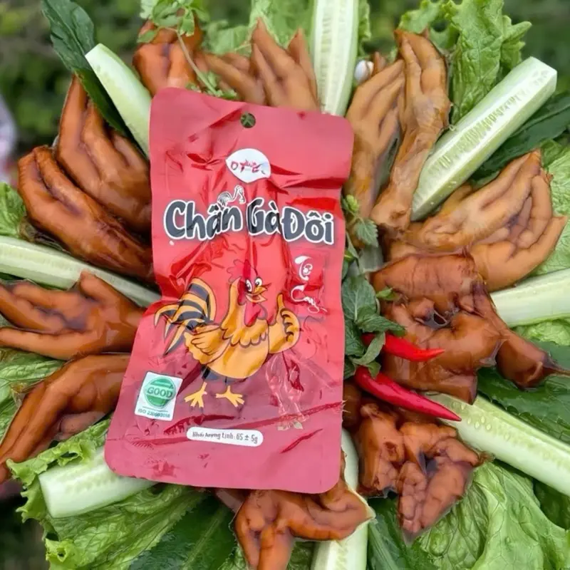 10 túi Chân gà đôi (20 chân)-Huệ Huệ Tân Cương