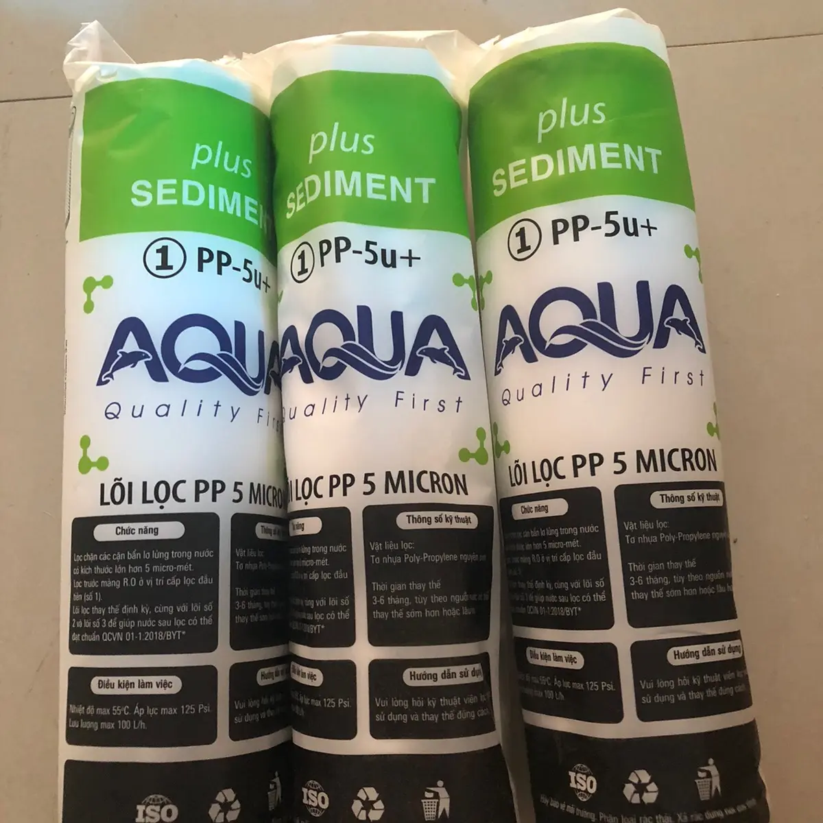 3 lõi lọc thô số1 Aqua hàng loại 1