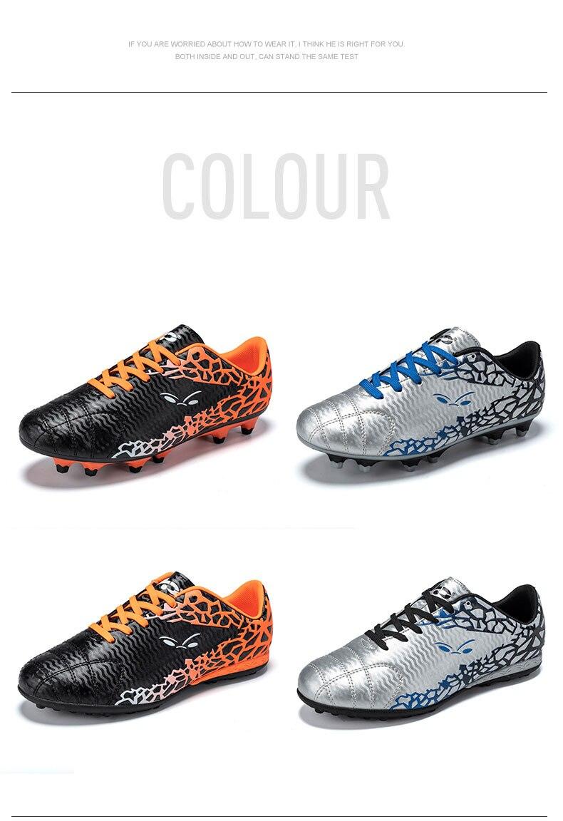 Product Introduction of Professional soccer shoes kids football sneakers men women adult cleats grass training Sports futsal shoes 26