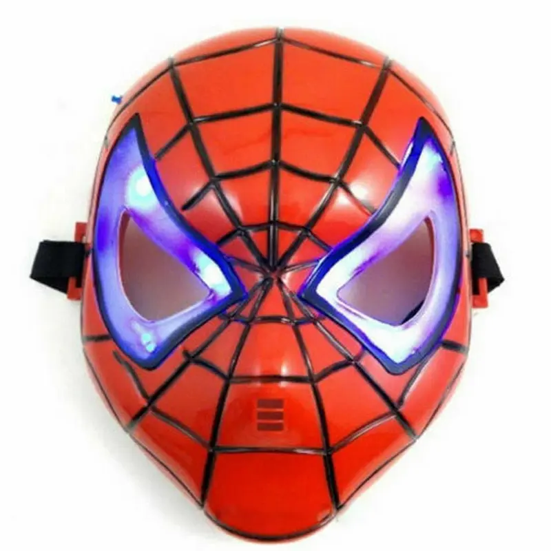 Mặt nạ hóa trang Spider Man  - mặt nạ người nhện có đèn LED - Smart Baby Toys mặt  nạ 5
