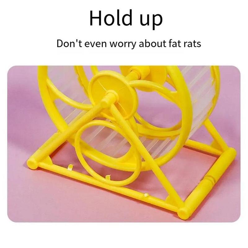 Product Introduction of 1pc Hamster Non-snagging Running Wheel Hamster Silent Relief Running Hamster Stress Wheel Toy Z3C7 25
