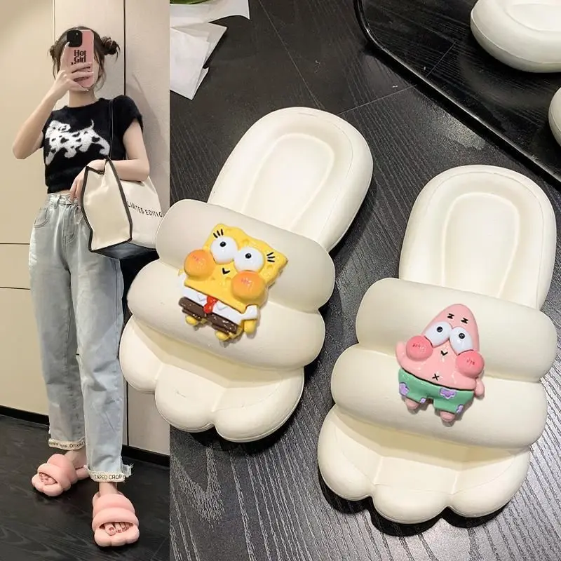 Dép Lê Nữ, Thiết Kế Dễ Thương Và Đẹp Cao, Thích Hợp Cho Đồ Nội Thất Gia Đình Trong Nhà, Tắm Tại Nhà, Chống Trượt Và Mùi Hôi, Làm Mát, Có Thể Đeo Ngoài Trời, Hàng Mới Về