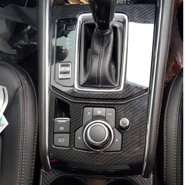 ỐP TRANG TRÍ  NỘI THẤT XE Ô TÔ  MAZDA CX5 2018 - 2022   VÂN CACBON + VÂN ĐÁ CAO CẤP 0