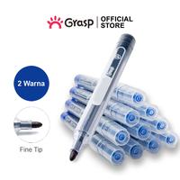 Gambar GRASP Spidol Permanen Marker Oil Based Cepat Kering Tahan Air SP001 - Biru - Permanent dari Grasp Indonesia Kota Bekasi 1 Tokopedia