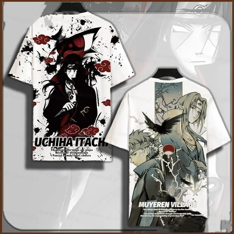 Quần Áo Hóa Trang Naruto, SQ2, Có Uchiha Itachi Uzumaki Naruto, Áo Thun Mùa Hè 3D, Áo ngắn Tay Anime
