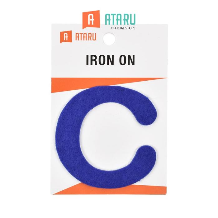 Gambar Ataru Patch Huruf C - Biru Stiker Sablon Baju Patch Iron On Sticker Pakaian Tempel Setrika dari Ataru_NEW Kota Tangerang Selatan Tokopedia