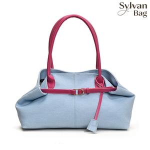 กระเป๋าสะพายไหล่ ผ้าเดนิม สไตล์ลำลอง สำหรับผู้หญิง รุ่นใหม่ 2025 ความจุมาก กระเป๋าถือ มี 4 สีให้เลือก hand  bag suede  bag shoulder  bag