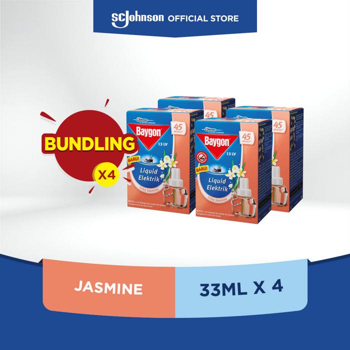 Gambar Baygon Liquid Elektrik Refill Jasmine 33mlx4 dari SC Johnson ID Kota Administrasi Jakarta Barat Tokopedia