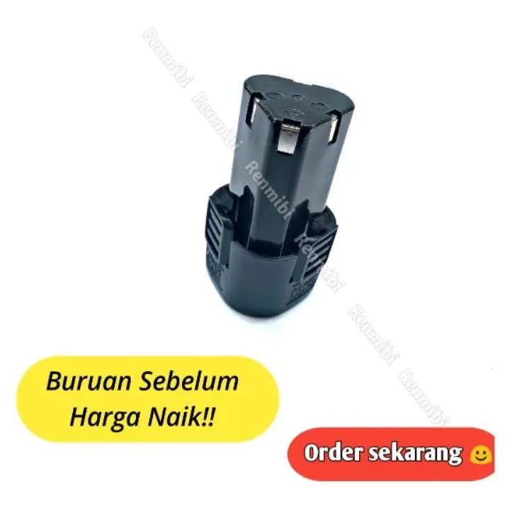 baterai batrai bor cordless 12v volt batre 4