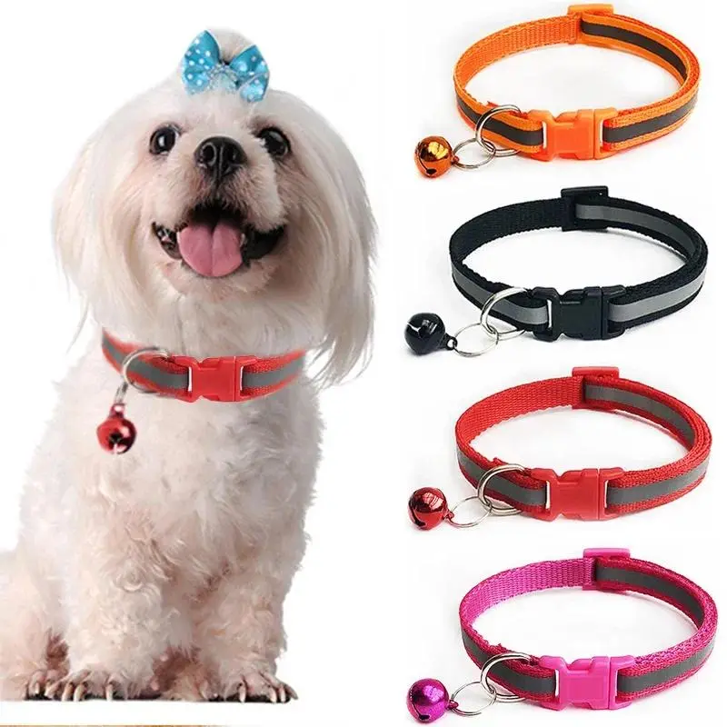 Vòng Cổ Chó Cưng, Có Thể Điều Chỉnh, Có Chuông, Vòng Cổ Charm, Thích Hợp Cho Chó Con, Mèo Con Và Chó, Dây Chuyền Chuyền Cho Mèo, Đồ Dùng Cho Thú Cưng, Phụ Kiện
